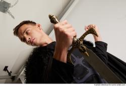 Claudio BLACK WATCH STANDIG POSE WITH SWORD